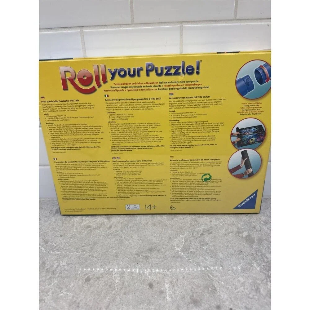 ROLL YOUR PUZZLE! RAVENSBURGER JIGSAW PUZZLE STORAGE 300 TO 1500 PCS New in box - Picture 3 of 7
